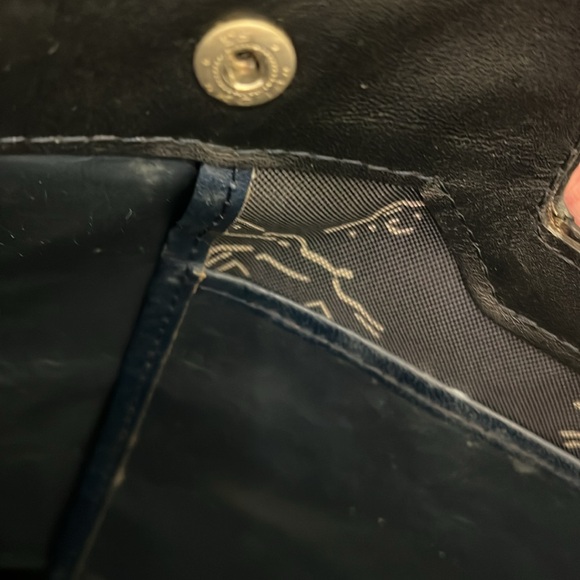 Longchamp Black Fabric Handbag with corner wear GUC - Picture 14 of 16